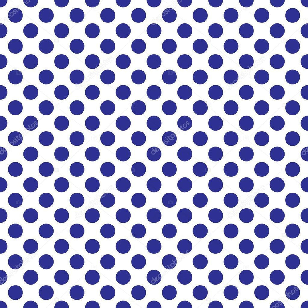 Seamless Vector Blue Polka Dots Print Photography Backdrop