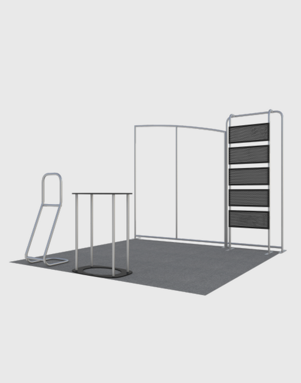 Portable Exhibit Display 3m x 3m - Model 18