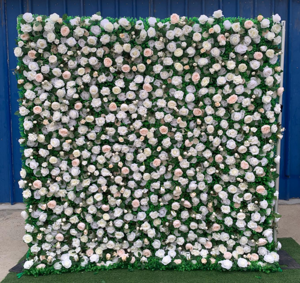 Artificial Floral Event Wall Backdrop – Style 41