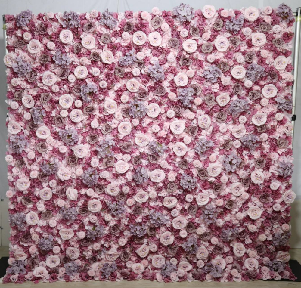 Artificial Floral Event Wall Backdrop – Style 58