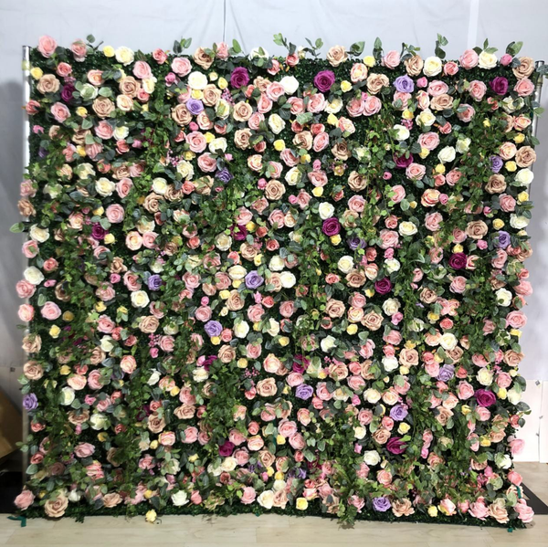 Artificial Floral Event Wall Backdrop – Style 62