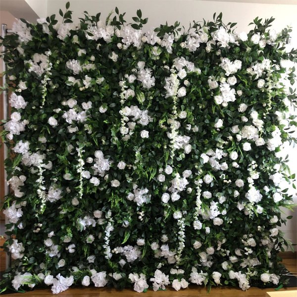 Artificial Floral Event Wall Backdrop – Style 49