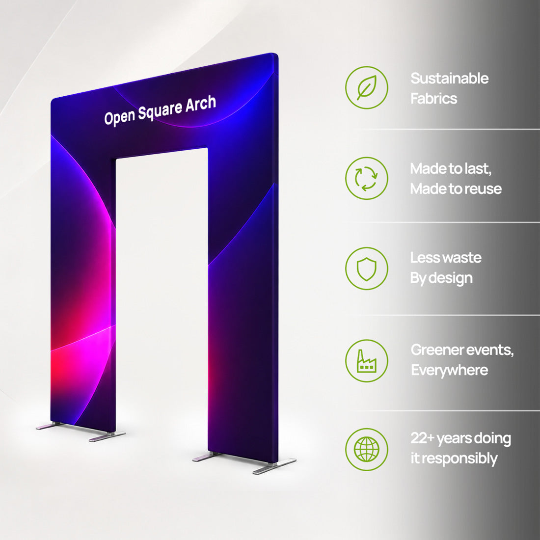 Full Open Square Arch