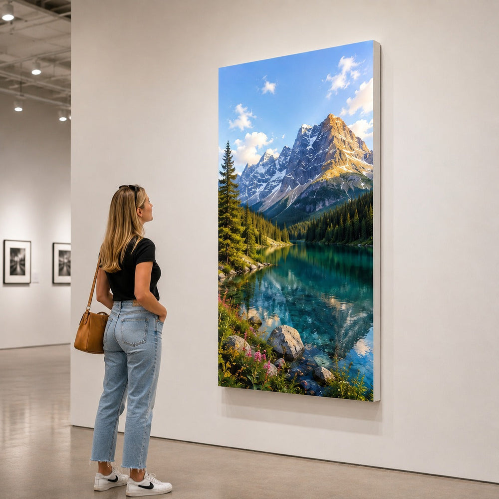 Wall-Mounted SEG Fabric display - 40mm Depth