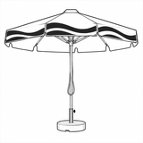 Custom Printed Garden & Outdoor Umbrellas
