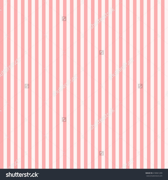 Pink and White Stripe Print Photography Backdrop