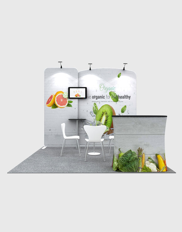 Modular Exhibition Kit for 10ft Wide Booths - Backdropsource