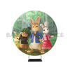 Peter Rabbit Themed Circle Round Photo Booth Backdrop - Backdropsource