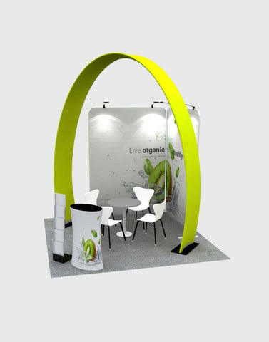 Modular Horseshoe Arch Exhibition Kit for 3m Wide Booths