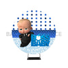 The Boss Baby Themed Circle Round Photo Booth Backdrop - Backdropsource