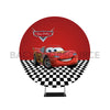 The Car Themed Circle Round Photo Booth Backdrop - Backdropsource