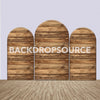 Wooden Themed Party Backdrop Media Sets for Birthday / Events/ Weddings - Backdropsource