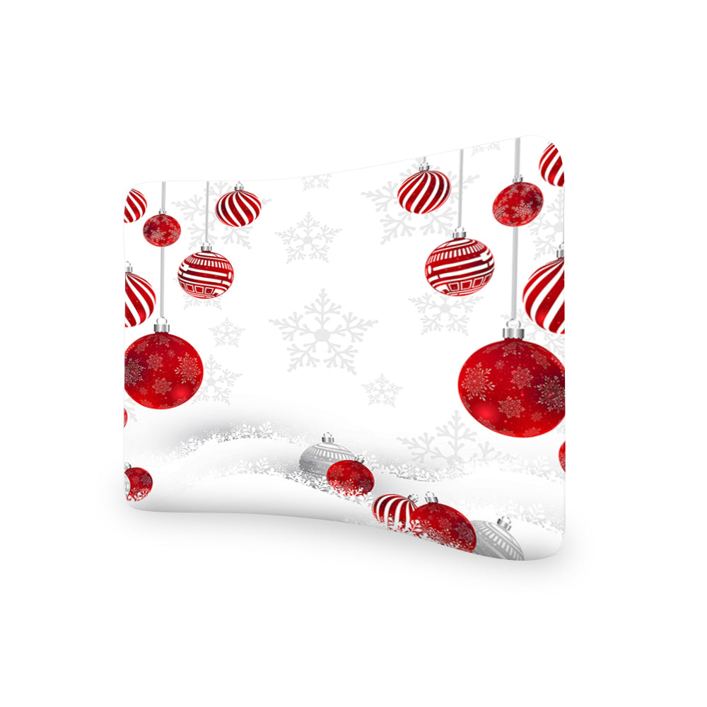 Christmas CURVED TENSION FABRIC MEDIA WALL - Backdropsource
