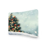 Snowy Blue CURVED TENSION FABRIC MEDIA WALL - Backdropsource