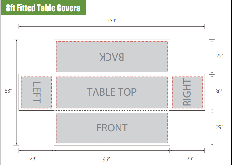Fitted Table Cover - Backdropsource