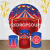 Circus Themed Event Party Round Backdrop Kit - Backdropsource