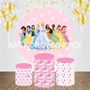 Comic Princess Themed Event Party Round Backdrop Kit - Backdropsource