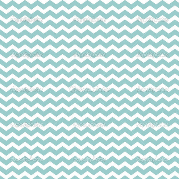 Green and White Waves Chevron  Backdrop - Backdropsource