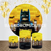 Batman Themed Event Party Round Backdrop Kit - Backdropsource