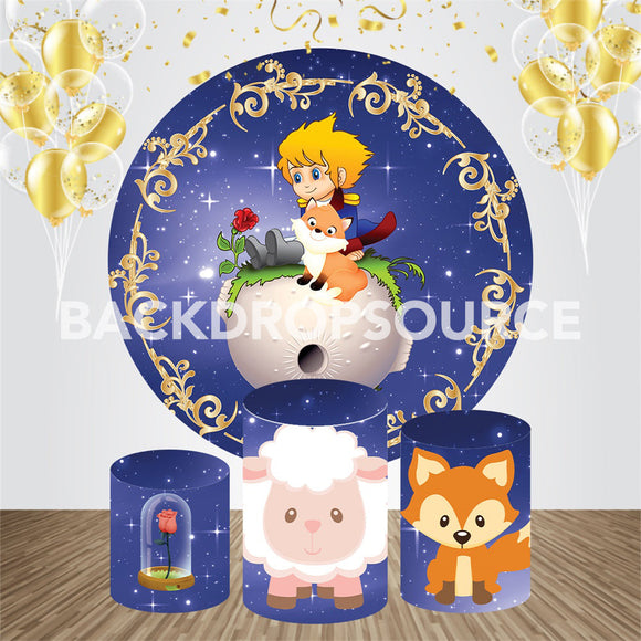 Fantasy Themed  Event Party Round Backdrop Kit - Backdropsource