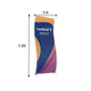Vertical S Shape Tension Fabric Display Stands - Backdropsource