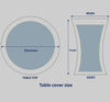Round Stretch Table Covers - Backdropsource
