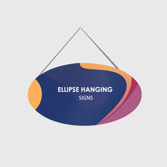 Sky Tube Ellipse Hanging Banner - Backdropsource