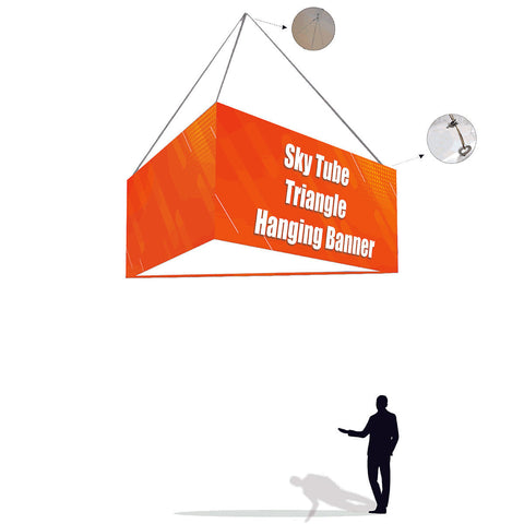 SkyTube Triangle Hanging Banner