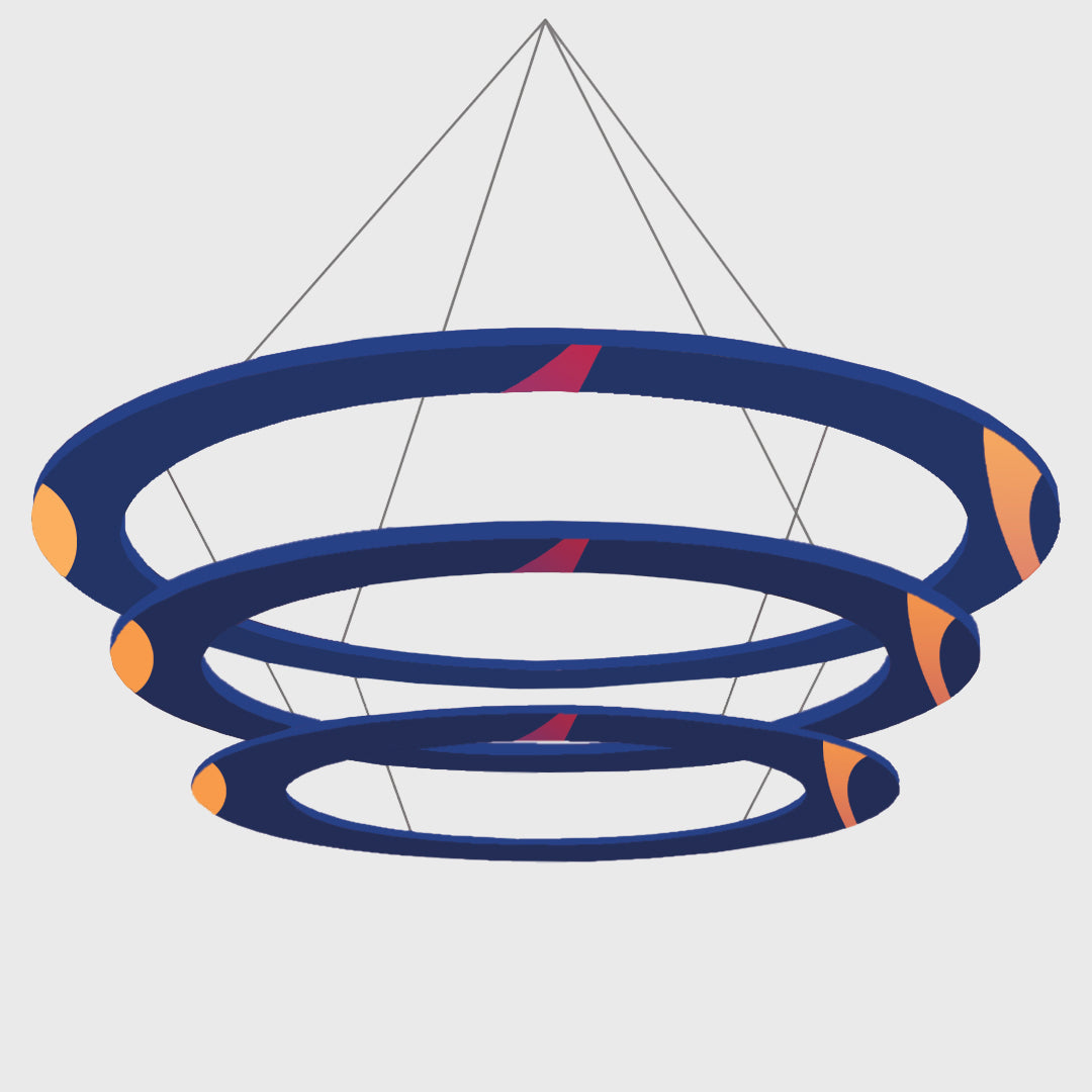 Tiered Ring Hanging Banner – Backdropsource India