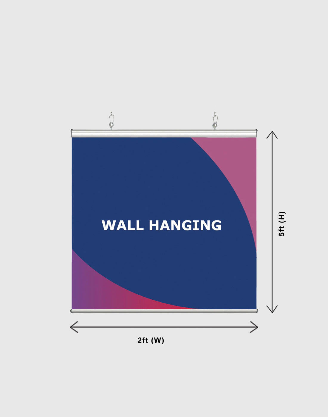 Wall Hanging Backdrop with Clamps ( Customized Options) - Backdropsource