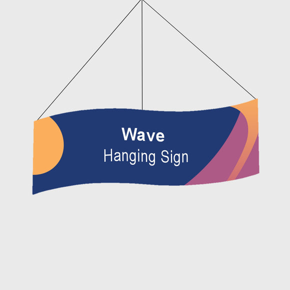 Sky Tube Wave Hanging Banner - Backdropsource
