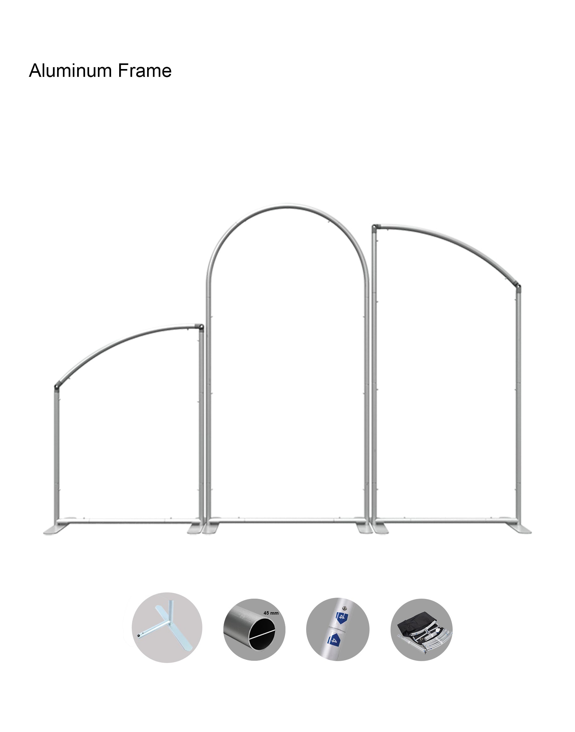 Arch Party Sets with Plinth - Model 2 - Backdropsource